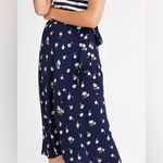 Madewell Navy Floral Skirt Photo 4