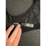 Victoria Sport  Knockout Front Close Sports Bra 32DD‎ Black White Speckle Zipper Photo 3