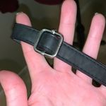 Light grey vinyl adjustable crossbody handbag Gray Photo 3