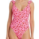 AQUA Printed One piece Swimsuit Beach Shells in Pink Size Small NEW Photo 0
