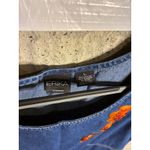 Erika  90's Dress Denim Blue Floral Embroidered Sleeveless Women's Size L Photo 1