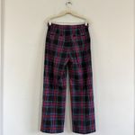 J.Crew Sydney Stewart Tartan Wool Blend Wide Leg Preppy Pants Photo 4
