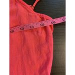 Billabong  Linen Blend Mini Dress Women Medium Hot Pink Sun Beachy Coastal Surfer Photo 9