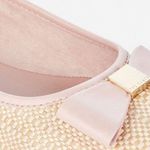 Ted Baker đź’• LONDONđź’• Sualli Flat Raffia Pink Bow Ballet Pumps 38 New Without Box Photo 9
