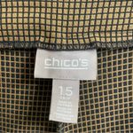 Chico's  1.5 Women’s Pull-On Houndstooth Ankle Cropped Pants Casual Tie Hem Photo 4
