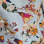 Miami Bell Sleeve Tie Front Floral Crop Top Photo 7