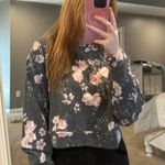 Blue Rain Cropped Crewneck Photo 4