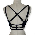 Hot & Delicious Black cage bra by , size large strappy lingerie Photo 2