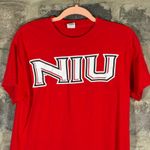 Gildan Red NIU Shirt Woman's Medium Short Sleeve Photo 1