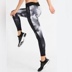 Adidas  black and white leggings sz medium Photo 4