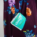 Torrid NEW  floral front zip‎ tie waist sweetheart neckline dress pocket, 2X Photo 14