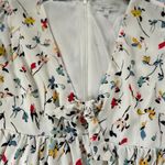 MadewellFloral Print Empire Waist Dress with Bow Detail Short Sleeve  Dress Photo 3