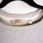 Athleta Studio Cinch Crew Neck Terrycloth Pullover Gray Sweatshirt Sweater XS Photo 1