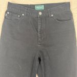 Lauren Jeans Co Ralph Lauren Black Wash Straight Leg Denim Jeans Quiet Luxury Size 4 Photo 2