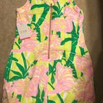 Lilly Pulitzer  pink yellow flamingo shift dress Photo 1