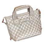 MZ Wallace  Small Sutton Bag Quilted Rose Gold Purse Womens Photo 0