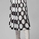 Hugo Boss  Vafalta1 pleated skirt black white Sz 2 Photo 1