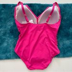 Bleu Rod Beattie Bleu by Rod Beattie Plus Ruched One-Piece Swimsuit Size 16W Photo 10