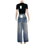 NAKEDCASHMERE Amey Cotton Cashmere Crewneck Baby Tee, Black, XS Black Photo 13