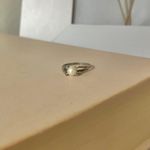 Pearl Silver Simple Costume Ring “Dubheasa” Elegant Minimal Neutral Femme Classic Jewelry Photo 4