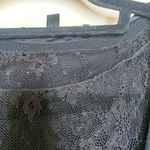 Maje Black Lace Underlay Tee Tank overlay Sz 1 US Small Photo 4