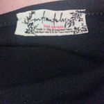 Free People  Intimately Women’s Sz Medium Square Neck Body Suit Black Photo 3