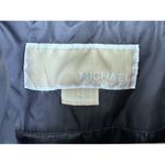 Michael Kors Women's Packable Down Fill Long Black Puffer Jacket Coat L Warm Photo 2