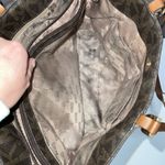 Michael Kors  Handbag Brown Signature Harper Large Tote Logo Gold Chain East West Photo 8