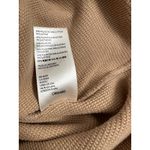 We The Free Free People  Brown Camel Waffle Knit Off The shoulder Long Sleeve Top Photo 6