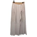BCBGMAXAZRIA New  White Striped Maxi Skirt Photo 2