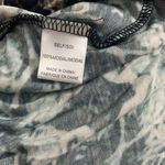 Haute Hippie  Side Ruched Printed Dress Olive Multi‎ Photo 10