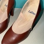 LaDuca 1869 Dance Ballroom Character shoes heels Sz 32.5 Brown Photo 5