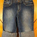 Baby Phat Vintage  jean shorts Size 9 Bermuda embroidered (4979)￼Y2K Photo 0