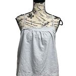 Tabitha Webb Sleepwear Womens Blue Sleeveless Striped Cotton Lace Hem Cami XL Photo 0