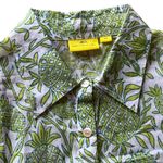 Roberta Roller Rabbit  Pineapple Lightweight Button Women’s XS Shirt Dress Summer Photo 1