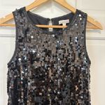 Speechless  Black Sequin Mini Dress Club Wear Party Sheath Holiday Glam Glitter Photo 2
