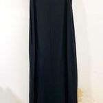 Max Mara ‘S Dress Black Scoop Neck Sleeveless Maxi Slip Dress Sz S EUC LBD Photo 7