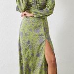 Urban Outfitters  Floral Green and Purple Women's Dress Photo 4