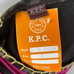 KPC Boho Multicolored Razor Cut Handcrafted Embroidered Dress Small Black Photo 6