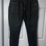 Democracy  "Ab"solution Pull On Jegging Denim Blue Jean Dark Wash Size 16W Photo 8