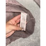 ivy and lace mohair blend thin knit sweater italy small Roll Sleeves Metallic Photo 7