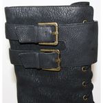 Luxury Rebel Lady Dee Black Leather Boots Size 9 M Photo 8