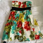 princess polly Boutique Strapless Floral Mini Dress  Photo 0