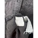 Madewell  Black Denim Shirtdress Size XS Colton Wash Gray Pockets Button Down Photo 6