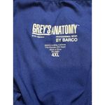 Grey's Anatomy Grey’s Anatomy Mia Scrub Pants 4XL Royal Blue Womens 4277 6 Pockets Mid-Rise New Photo 8