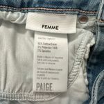 Paige  Femme‎ Jeans High Rise Bootcut Raw Hem Medium Wash Size 25 Photo 11