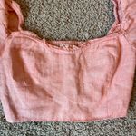Wilfred Free Wilfred Aritzia Wander Linen Blouse Crop Top Photo 2