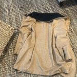 Tobi Double Faced Tan/Black Wool Blend Coat Size Large Photo 9