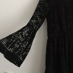 Topshop 3/$15-  Black Lace Bell Long Sleeve Sheath‎ Dress M Photo 1
