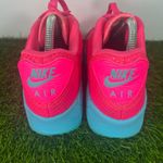 Nike  air max hot pink and bright blue Youth size 7Y/ Women’s 8.5 Photo 3
